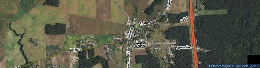 Zdjęcie satelitarne Główna ul.